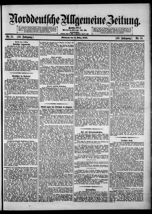 Norddeutsche allgemeine Zeitung vom 02.03.1910