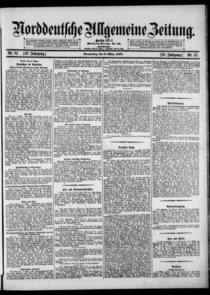 Norddeutsche allgemeine Zeitung vom 03.03.1910
