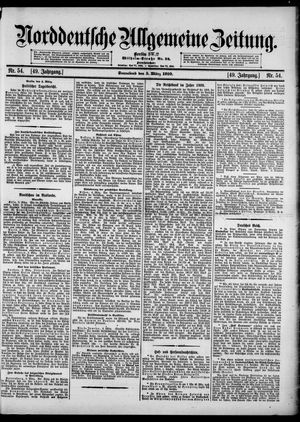 Norddeutsche allgemeine Zeitung vom 05.03.1910