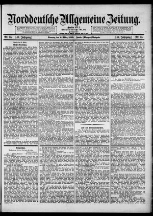 Norddeutsche allgemeine Zeitung vom 06.03.1910