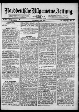 Norddeutsche allgemeine Zeitung on Mar 8, 1910