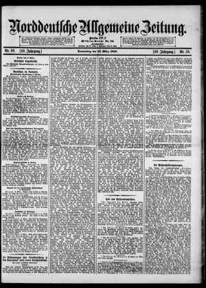 Norddeutsche allgemeine Zeitung vom 10.03.1910
