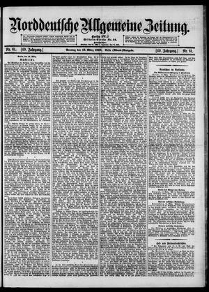 Norddeutsche allgemeine Zeitung vom 13.03.1910