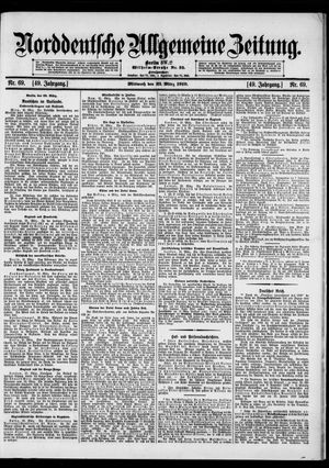 Norddeutsche allgemeine Zeitung on Mar 23, 1910