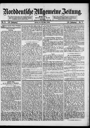 Norddeutsche allgemeine Zeitung vom 25.03.1910
