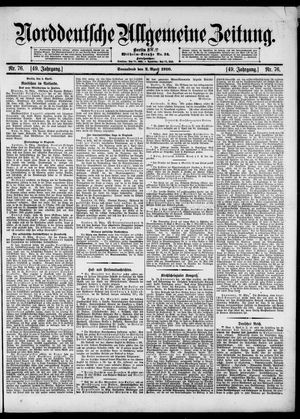 Norddeutsche allgemeine Zeitung vom 02.04.1910