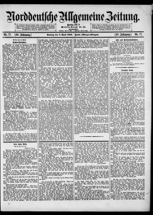 Norddeutsche allgemeine Zeitung vom 03.04.1910