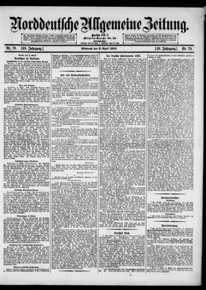 Norddeutsche allgemeine Zeitung on Apr 6, 1910