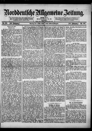 Norddeutsche allgemeine Zeitung vom 01.05.1910