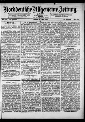 Norddeutsche allgemeine Zeitung vom 04.05.1910