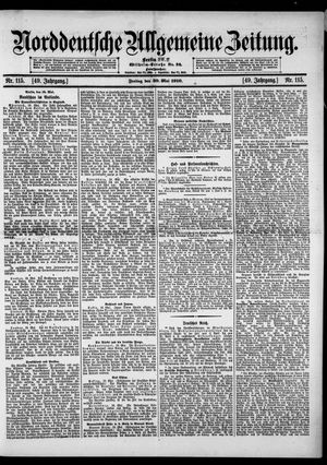 Norddeutsche allgemeine Zeitung vom 20.05.1910