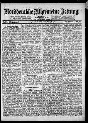 Norddeutsche allgemeine Zeitung vom 22.05.1910