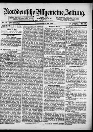 Norddeutsche allgemeine Zeitung vom 26.05.1910