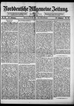 Norddeutsche allgemeine Zeitung vom 29.05.1910