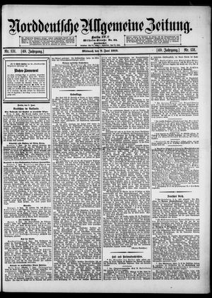 Norddeutsche allgemeine Zeitung vom 08.06.1910