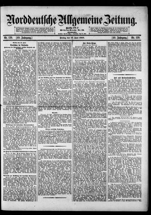 Norddeutsche allgemeine Zeitung vom 17.06.1910