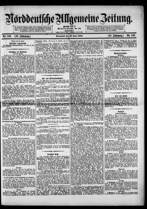 Norddeutsche allgemeine Zeitung vom 18.06.1910
