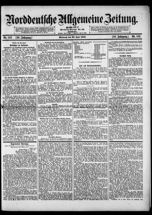 Norddeutsche allgemeine Zeitung vom 22.06.1910