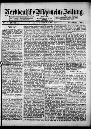 Norddeutsche allgemeine Zeitung on Jun 26, 1910