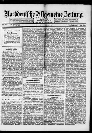 Norddeutsche allgemeine Zeitung vom 05.07.1910