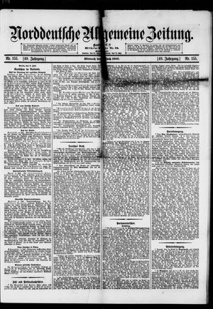 Norddeutsche allgemeine Zeitung vom 06.07.1910