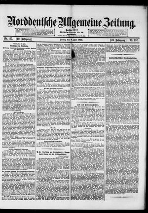 Norddeutsche allgemeine Zeitung vom 08.07.1910
