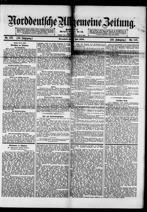 Norddeutsche allgemeine Zeitung vom 09.07.1910