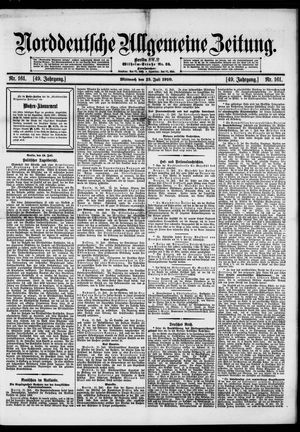 Norddeutsche allgemeine Zeitung vom 13.07.1910