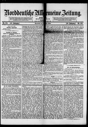 Norddeutsche allgemeine Zeitung vom 16.07.1910