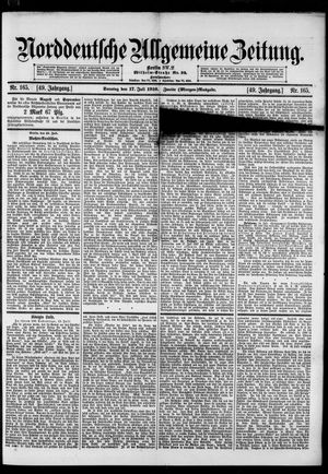Norddeutsche allgemeine Zeitung on Jul 17, 1910