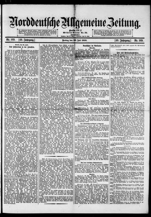 Norddeutsche allgemeine Zeitung vom 22.07.1910