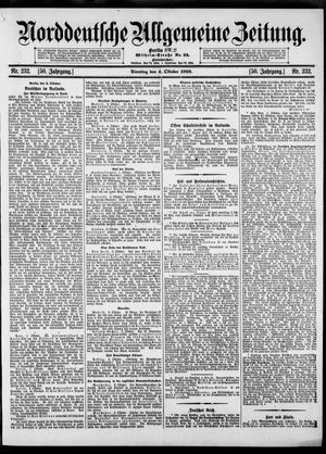 Norddeutsche allgemeine Zeitung vom 04.10.1910