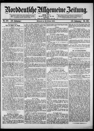 Norddeutsche allgemeine Zeitung vom 12.10.1910