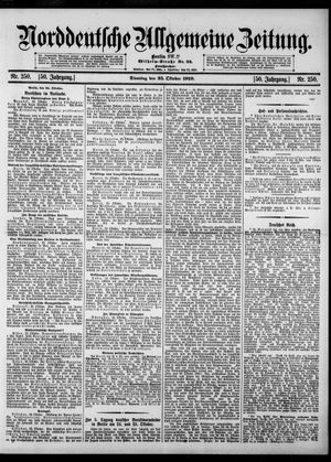 Norddeutsche allgemeine Zeitung vom 25.10.1910