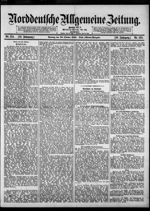 Norddeutsche allgemeine Zeitung vom 30.10.1910