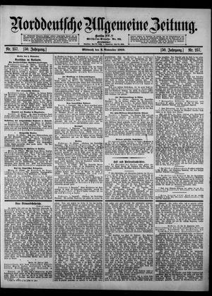 Norddeutsche allgemeine Zeitung vom 02.11.1910