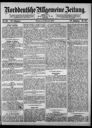 Norddeutsche allgemeine Zeitung vom 08.11.1910