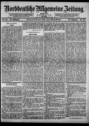 Norddeutsche allgemeine Zeitung vom 20.11.1910