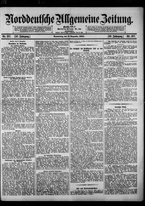 Norddeutsche allgemeine Zeitung vom 08.12.1910