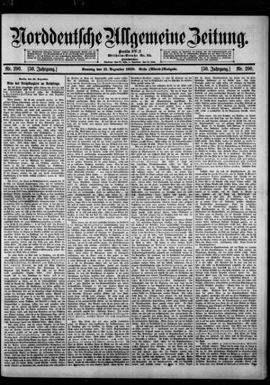 Norddeutsche allgemeine Zeitung vom 11.12.1910