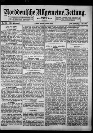 Norddeutsche allgemeine Zeitung vom 13.12.1910