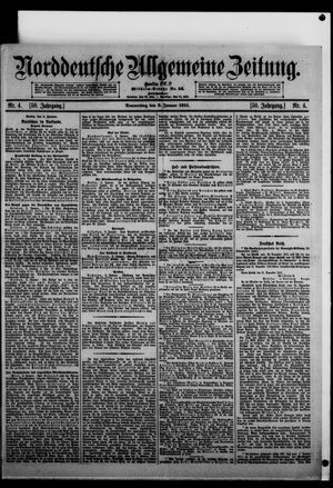 Norddeutsche allgemeine Zeitung vom 05.01.1911