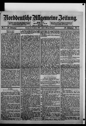 Norddeutsche allgemeine Zeitung vom 08.01.1911