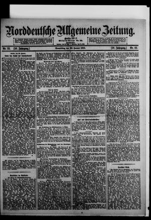Norddeutsche allgemeine Zeitung vom 26.01.1911