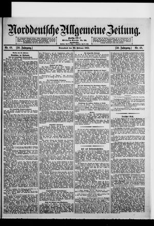 Norddeutsche allgemeine Zeitung vom 25.02.1911