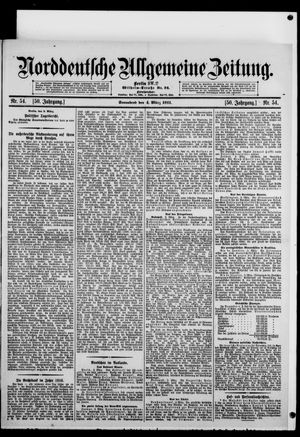Norddeutsche allgemeine Zeitung vom 04.03.1911