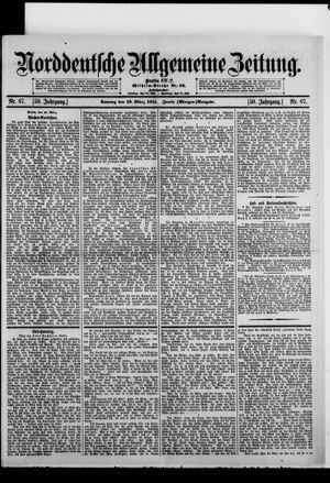 Norddeutsche allgemeine Zeitung vom 19.03.1911