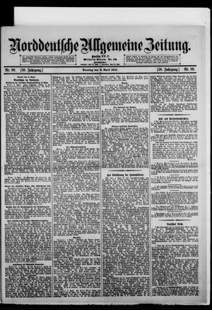 Norddeutsche allgemeine Zeitung on Apr 4, 1911
