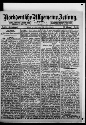 Norddeutsche allgemeine Zeitung on May 7, 1911