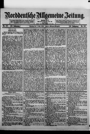 Norddeutsche allgemeine Zeitung on May 7, 1911